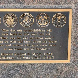Front right rock at The Freedom Memorial  07-09-2022