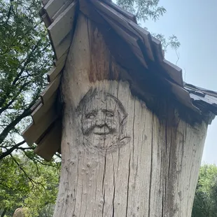 Memorial park tree sculpture