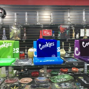Cookies, color changing rolling tray