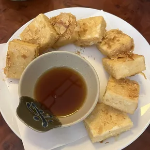 A7. Eight Pieces Tulsa Fried Bean Curd ($7.95)
