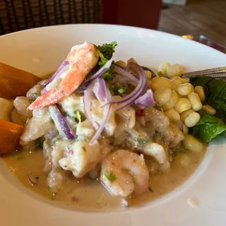 Ceviche De Pescado Y Camaron