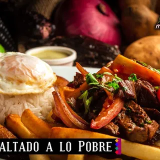 Lomo Saltado a Lo Pobre