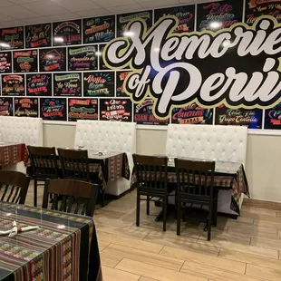More indoor seating