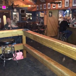 Bar and part of the dining area