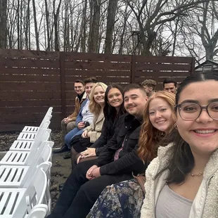 Waiting for the ceremony