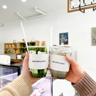 matcha einspanner, chrome latte