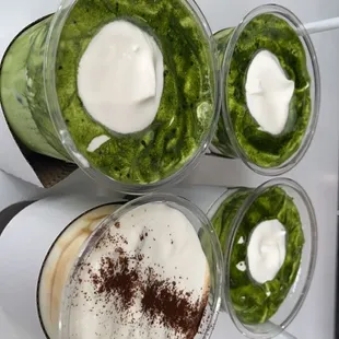 Matcha Einspanner &amp; Vienna Einspanner | IG: @socalsnomnoms