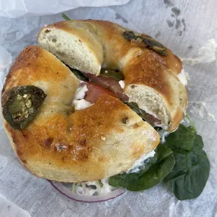 Bagel Sandwiches