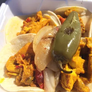 Chicken pieces. Very delicious.