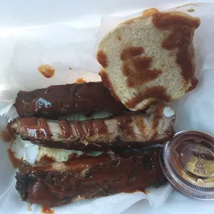 The rib sandwich