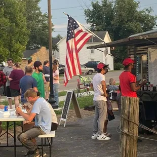 We even bring tables when it is nice out.