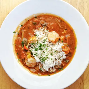 Chicken &amp; shrimp gumbo