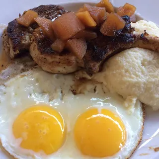 Pork Chop & Eggs