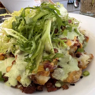 Loaded Crispy Potato Cakes