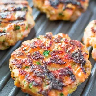 Smoked Salmon Burgers