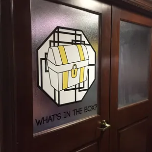 &quot;What&apos;s in the Box&quot; room. We did the &quot;Mayflower&quot; room.