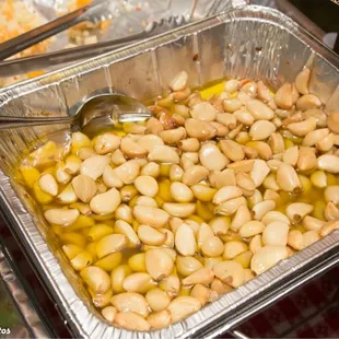 Garlic. Lots and lots of garlic.