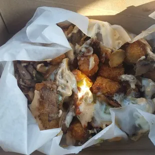 Philly Steak Tots!!!