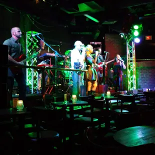 a group of people on stage