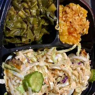 Kollard Greens, Ramen &apos;N&apos; Cheese, Buns