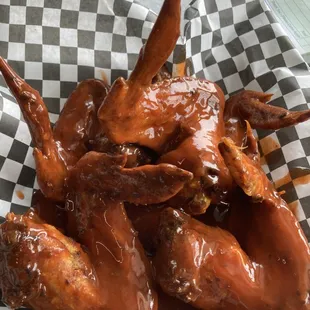 Smoked Wings dipped in Mild buffalo Sauce