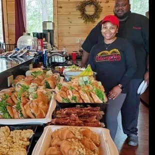 Memphis soul cafe at our Twogether Marriage Retreat. The food was AMAZING!