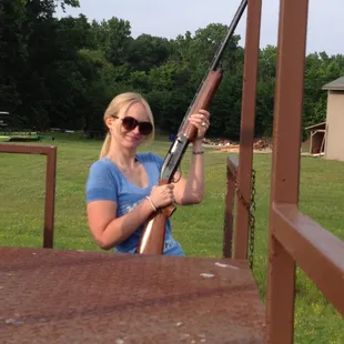 Candace at the five stand