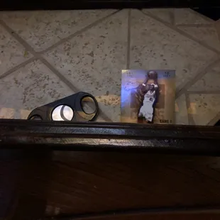 a pair of scissors on a counter
