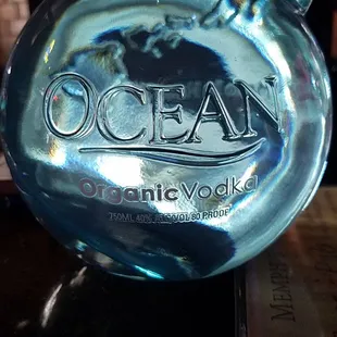 Betty got Ocean Organic vodka, smooth.