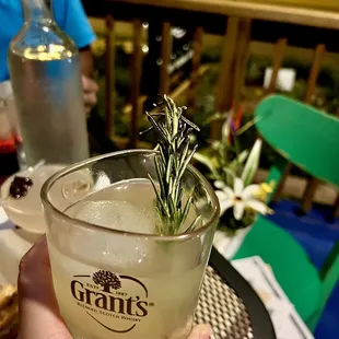 Liquor with rosemary - was blessed with complimentary soul cleansing from bar tender ;)