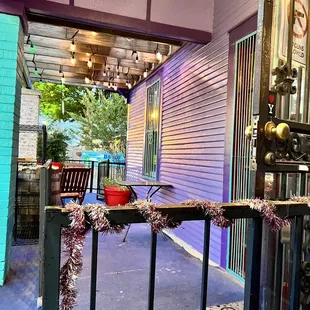 Outside patio