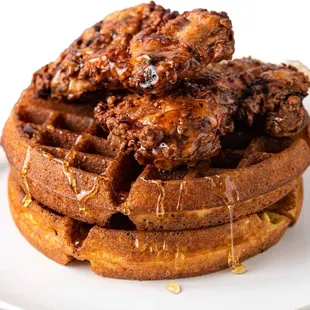 Double Caramel Cinnamon Toast Waffles &amp; 3pc Jumbo Tenders