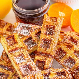 Caramel Glazed waffle Sticks