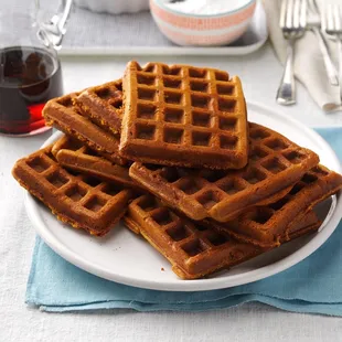 Ginger Bread Brown Sugar Mini Waffles