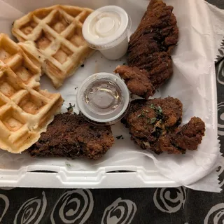 2 Mini Waffle with Syrup