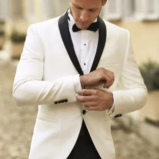 Ivory ShawlLapel Slimfit tux #JamesBond Look