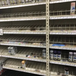 Spray paint aisle