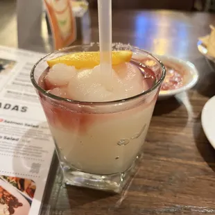 Meltdown margarita with chambord