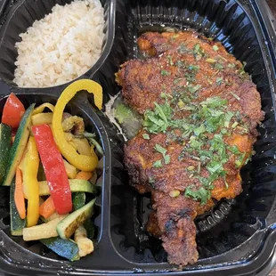 Chefs Special - Chicken with Cilantro Lime sauce.