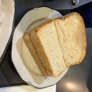 The perfectly buttered toast that accompanied my meal. I think they have 3-4 different types of bread.