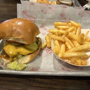 Cheeseburger &amp; fries!
