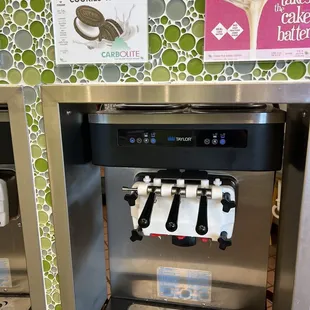 two ice cream machines