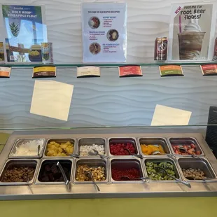 Yummy toppings!
