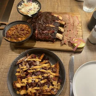 Combo platter &amp; Miami fries