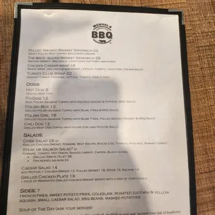 Lunch Menu 1