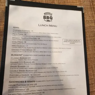 Lunch Menu 2