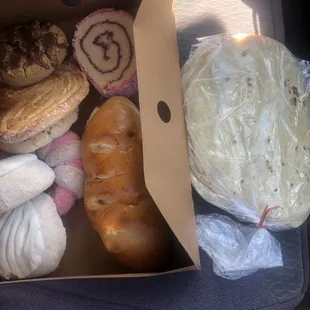 All this bread plus flour tortillas $4 tor $20