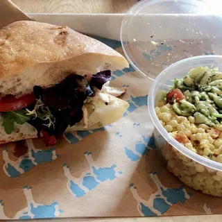 1/2 Chicken Pesto Caprese