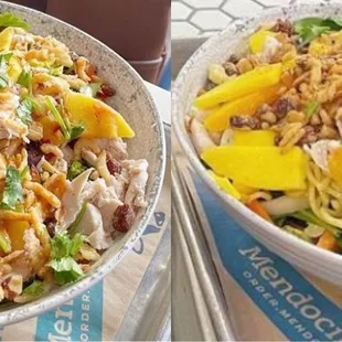 Here is what our salad SHOULD have looked like (these are from 2 different dates at the CARLSBAD/Bressi Ranch location. WAY better).