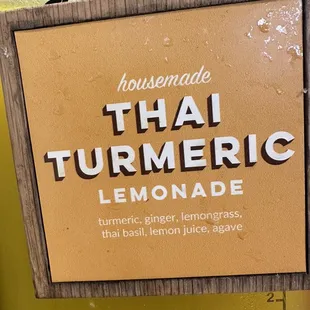 Thai Turmeric Lemonade